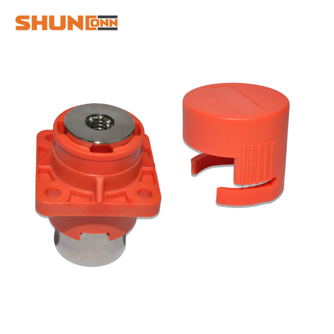 Shunconn Energy storage power connector250A/400A  internal thread M8/M8(orange colo)